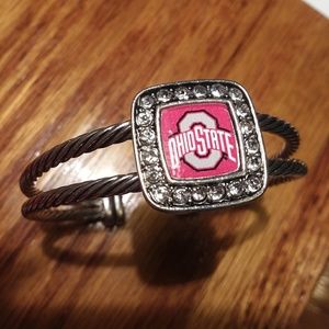 OHIO STATE Silver Bracelet